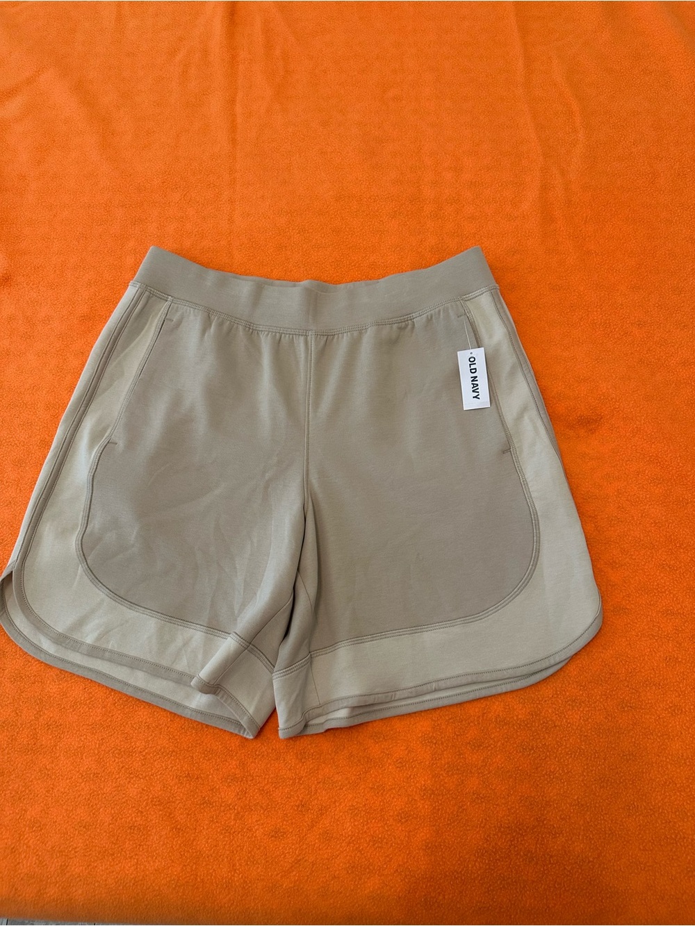 Old Navy Men’s Light Tan Athletic Lounge Shorts